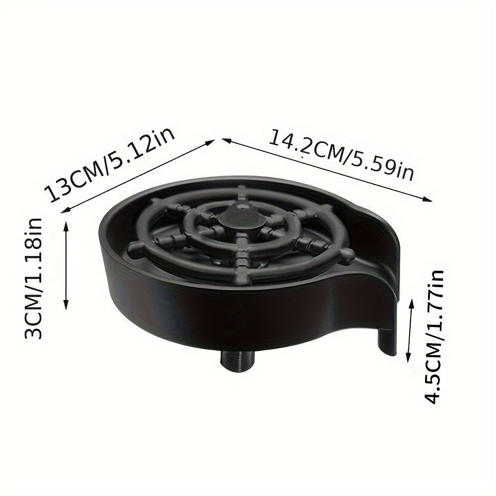 Manual Press-type Automatic Cup Cleaning Set, Including A Cup Cleaner With Connecting Tube And Connecting Water Pipe, Capable Of Pressing And Cleaning Cups, Suitable For Bars, Restaurants And Household