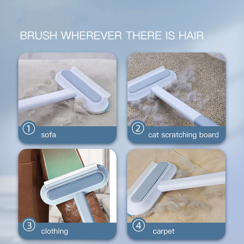4 In 1 Multifunctional Hair Removal Brush Pet Dog Cat Hair Cleaner Brush Cat Hair Remover Window Screen Cleaning Tool Gadget